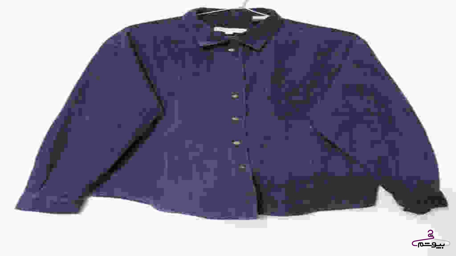 پیراهن کبریتی سرمه‌ای کد 508